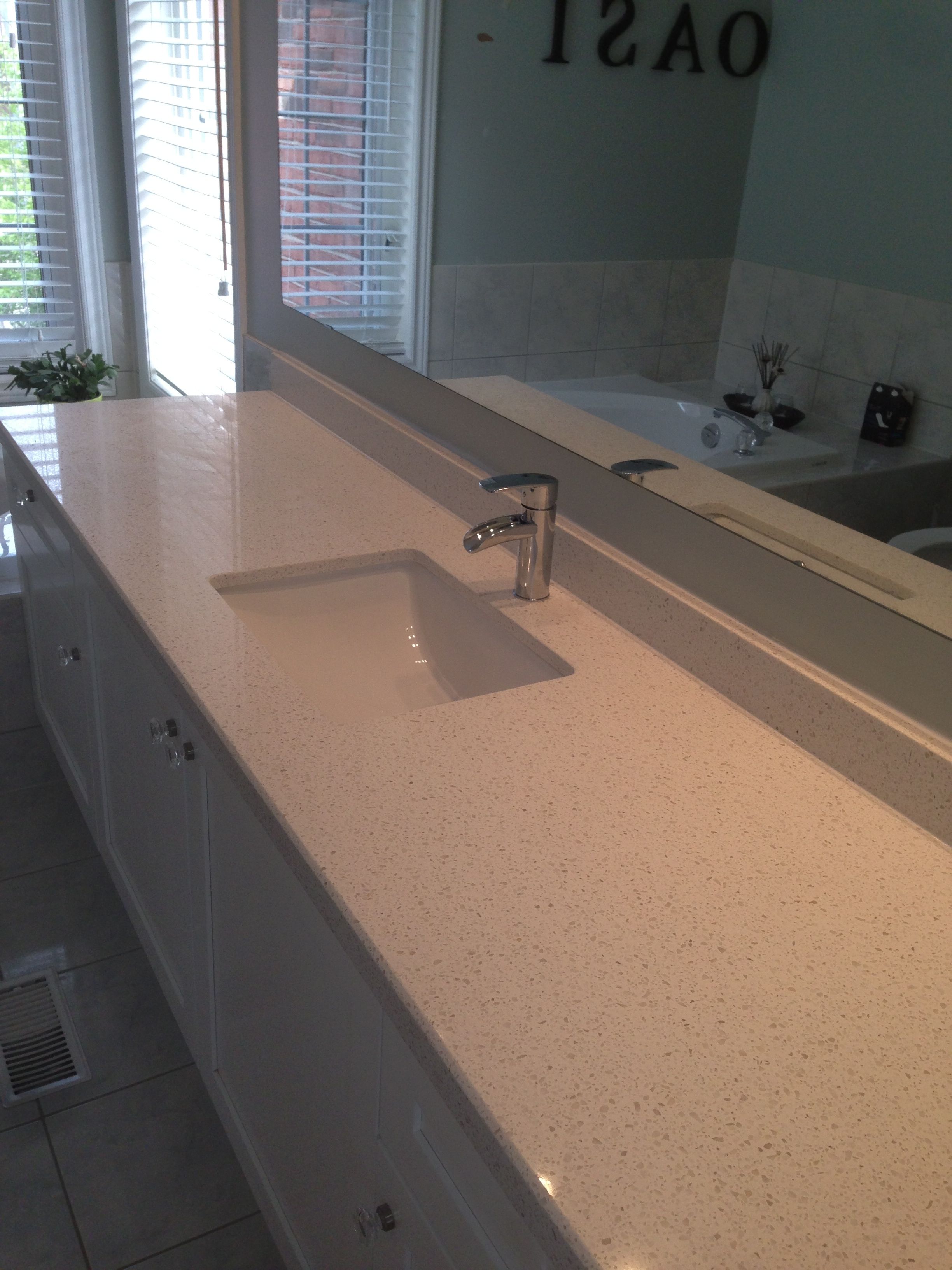 Bathroom vanity top installation — project 2